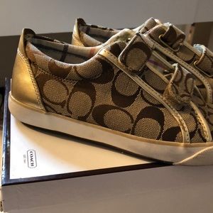 COACH monogram shoes